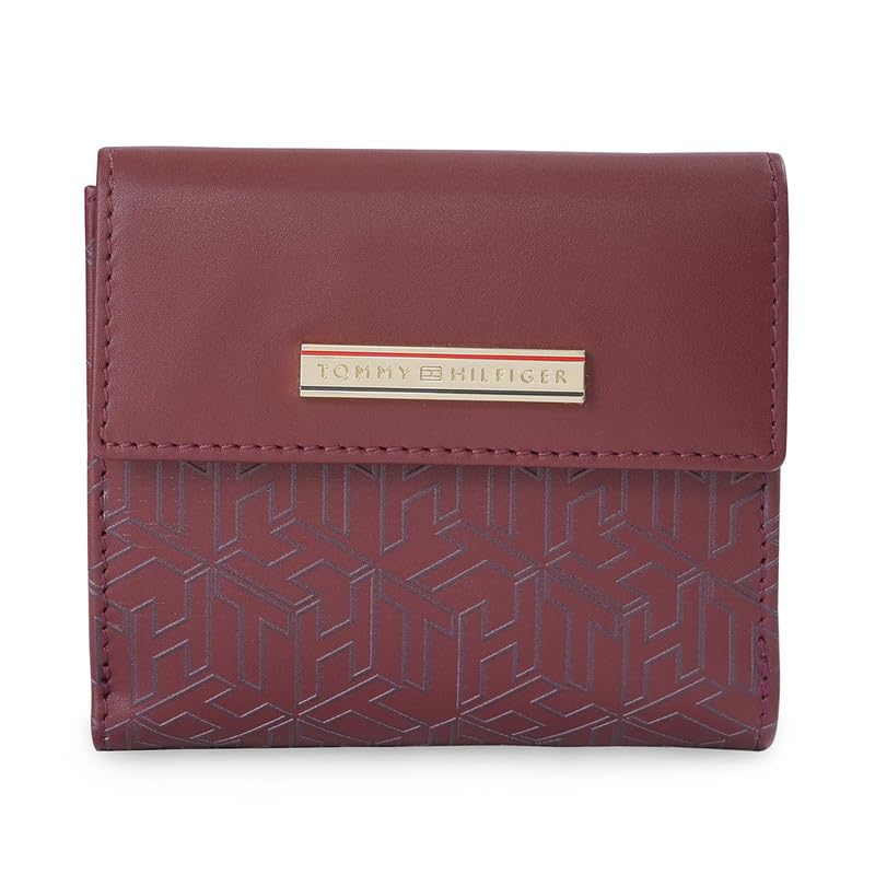 Freyna Women Small Zip Around Wallet - Burgundy, No. of Card Slot : 8-image-27