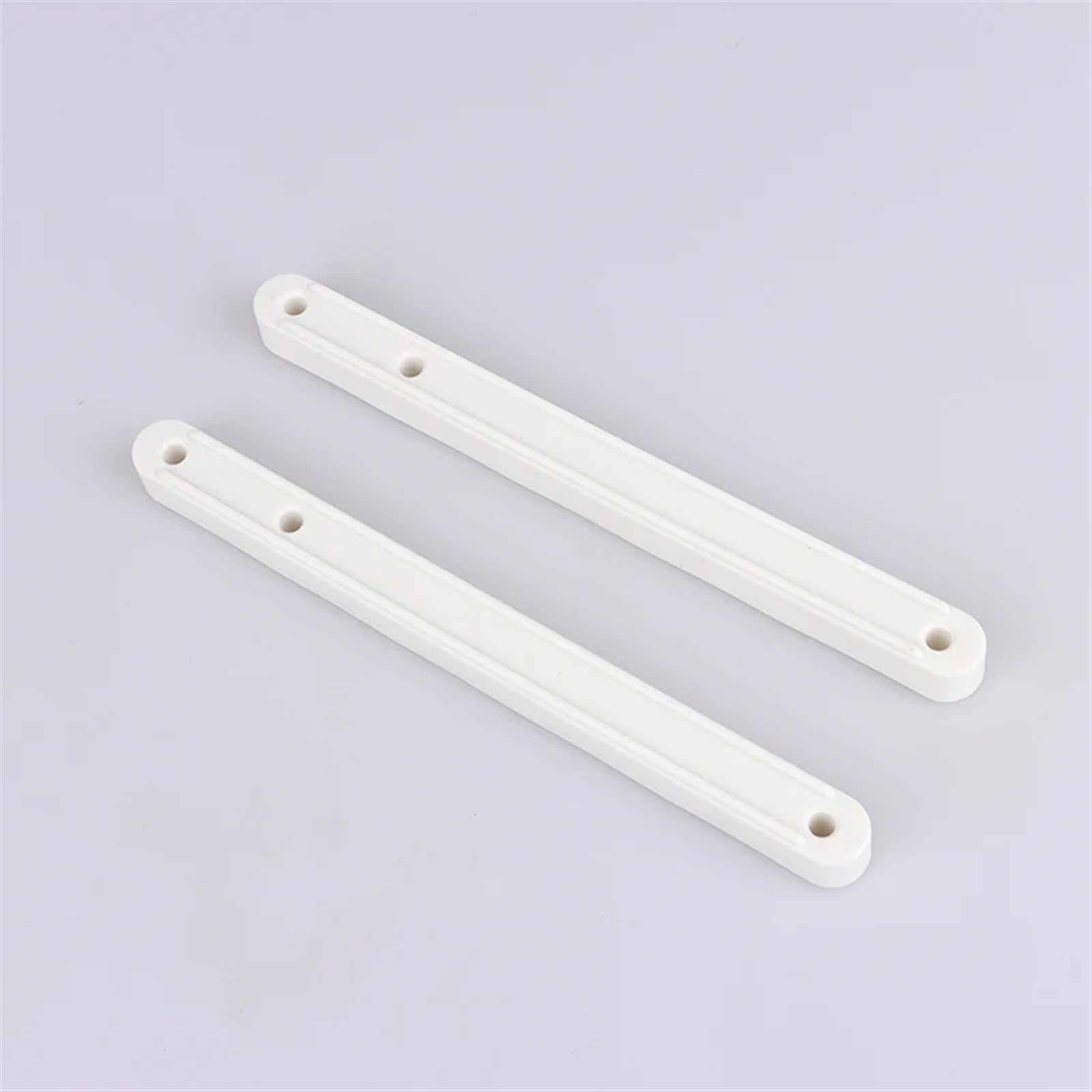 Oumifand A 2Pcs Plastic Slide Rail Guide Bedside Cabinet Wardrobe Pulley Side Mounted Wheel For Drawer Door(A)
