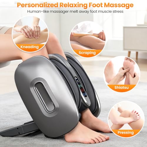 Image of Foot Massager with Heat & Cold for Feet, Leg and Arm, Gift for Men & Women