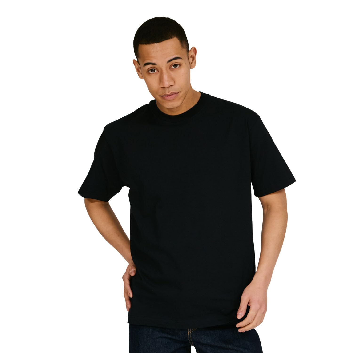 Hanes Men's Essentials Tshirt 4 and 6 Packs, ComfortSoft Tee, Cotton Shirt for Men
