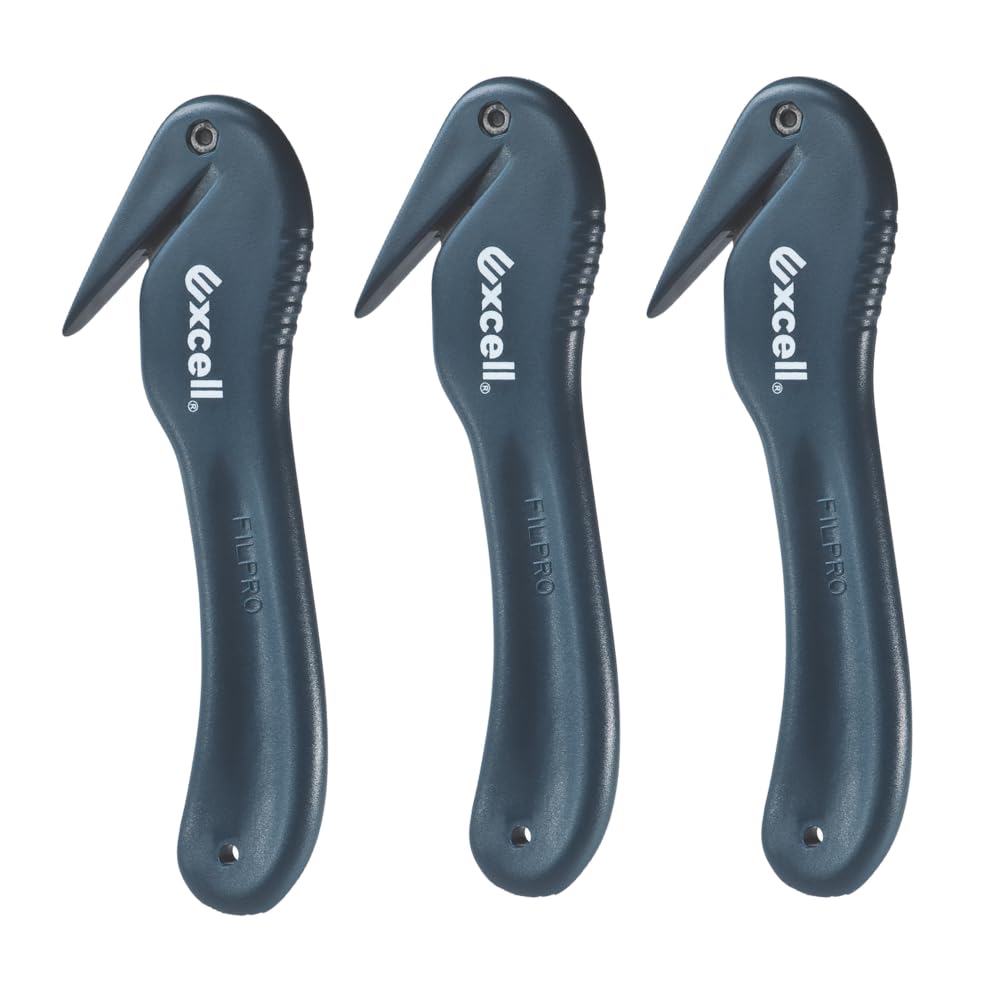 WOD SD-259B Disposable Handy Cutter Package Opener, Stretch Film Shrink Wrap Safety Box Cutters & Strapping Speedy Safe Cutter - Ideal For Office &