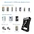 Battery Tester, Dlyfull LCD Display Universal Battery Checker for AA AAA C D 9V CR2032 CR123A CR2 CRV3 2CR5 CRP2 1.5V/3V Button Cell Batteries, 1x AAA Batteries Included