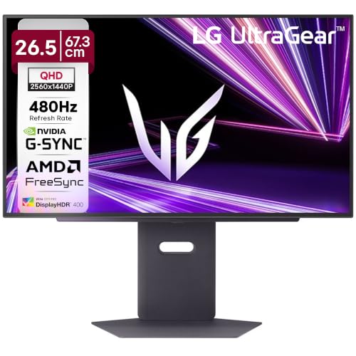Image of LG 27GX790A-B 27-inch Ultragear OLED Gaming Monitor QHD 1440p 480Hz, 0.03ms, DisplayPort 2.1, True Black 400, NVIDIA G-Sync, AMD FreeSync Premium Pro, HDMI, USB, Tilt /Height /Swivel /Pivot Stand, Black