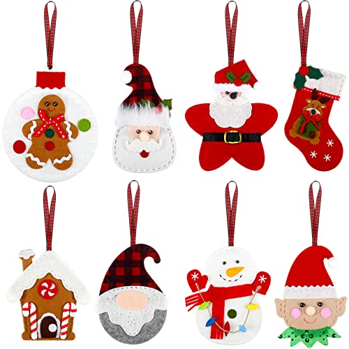 Skylety SE-SKYLETY-465017 8 Pieces 3D Christmas Tree Ornaments Set cover