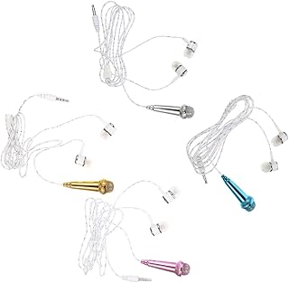 FAVOMOTO 4 Pçs Mini Microfone Microfone Profissional Microfone De Mão Tablet Inteligente Microfones De Canto Microfone Portátil Minúsculo Microfones Vocais Mini Microfone De Telefone