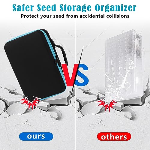 60 Slots Seed Storage Organizer with 20 Seed Envelopes - Image 3