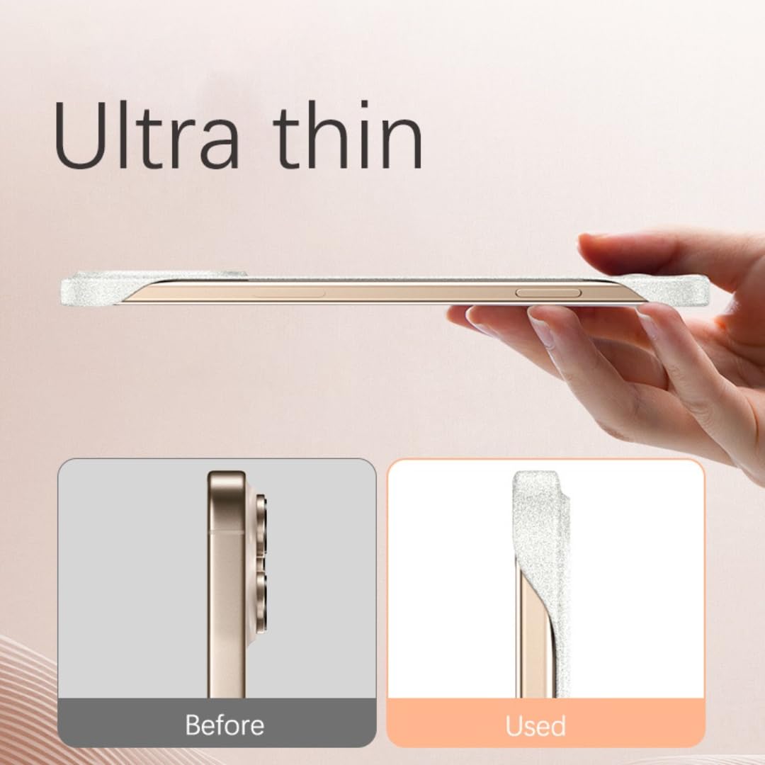 Magnetyczne, matowe, matowe, bezramkowe etui na telefony z PC do iPhone'a 17 Air, 16, 16e, 15, 14, 13, 12, 11 Pro, X, Xr, Xs Max Plus Mini (do iPhone'a 17/kość słoniowa)