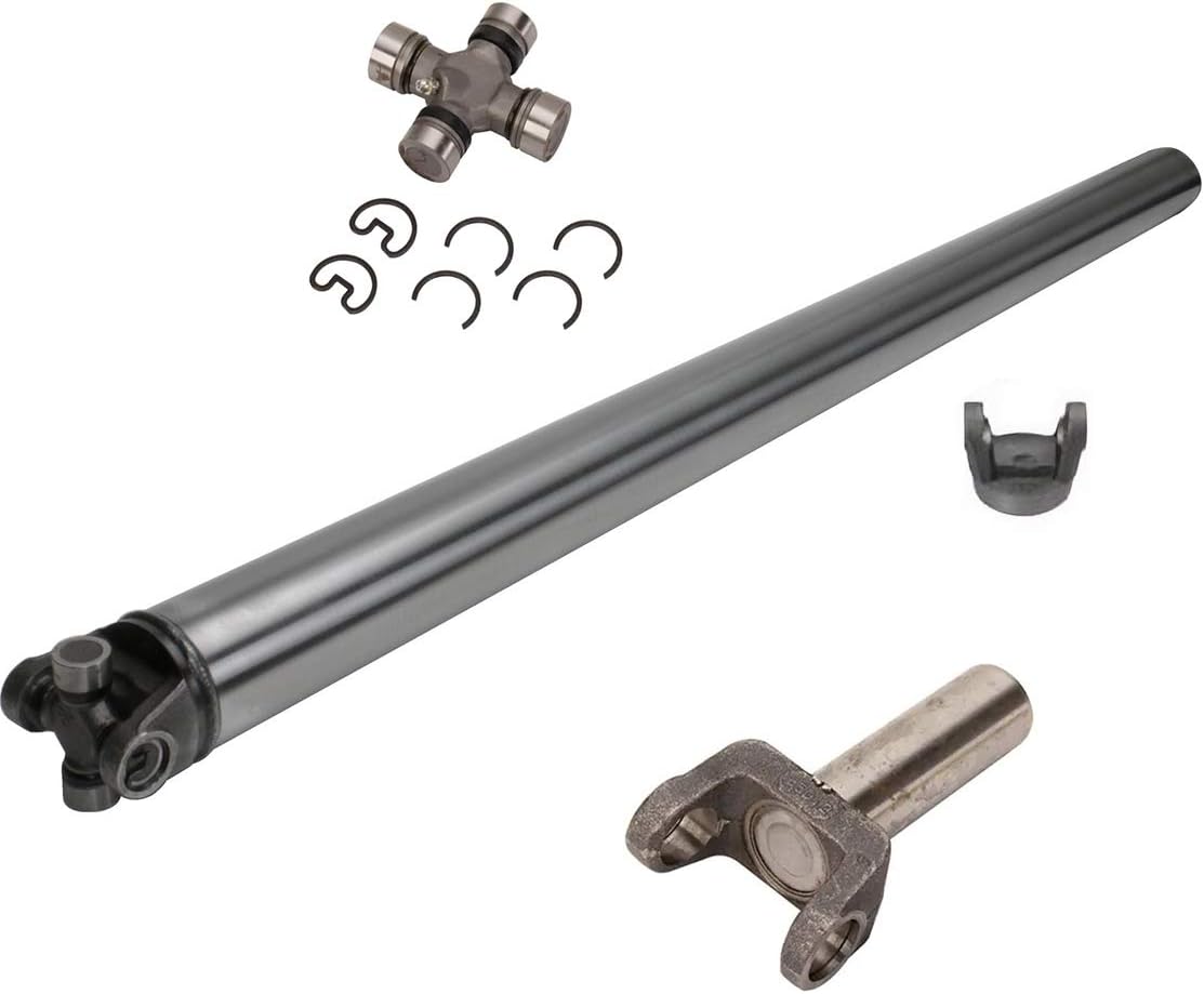 Speedway Motors U-Weld-It Custom Steel Driveshaft Kit, 1310 Universal Joints Series, 3 Inch O.D., 50 Inch Length of Tubing, Includes GM 27 Spline Slip Yoke