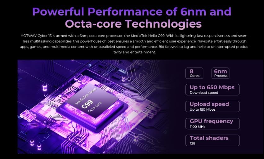 جوال سايبر 15 متين G99 اصدار عالمي 200MP 24 GB RAM + ذاكرة روم 256GB 6.6 انش FHD+ 2K بطارية 6280mAh - 24GB RAM - 2K 2026 - view 7