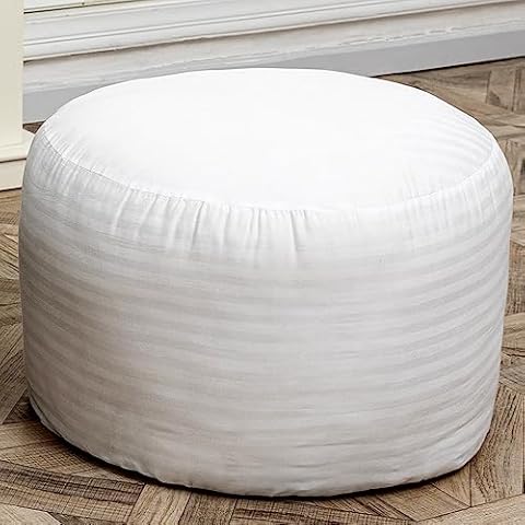 Asuprui Pouf Filler, Pouf Stuffing,Ottoman Foot Rest Insert, Pouf Filling,Pouf Insert,20" Dx12 H in Chair Filler,Footstool Filling,Round Ottoman Filling, Floor Poof Stuff(Pouf Ottoman Filler) Cover