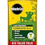 Miracle-Gro Complete 4 in 1 Lawn Food, 360 m² bag, Lawn Food, Weed & Moss Control