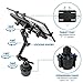 Mount-It! Premium Cup Holder Tablet Mount for Cars, SUVs, Trucks - Commercial Vehicle Tablet ELD Mount, Heavy Duty Aluminum, Adjustable Full Motion Arms, Universal Holder Tray for iPad and Samsung