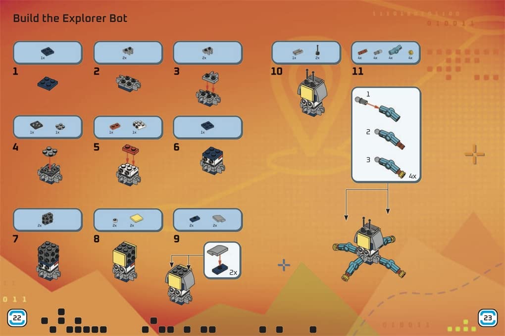 LEGO® Books: Build and Stick: Robots (LEGO® Build and Stick Activity Box)