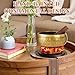 AKLOT HandMade Meditation Singing Bowl: Tibetan Sound Bowl Set with Pure Tone, Sound Bath Bowl with Cushion, Mallet, Carry Bag, Spiritual Gift for Chakra Clearing, Yoga, Prayer, Relaxation (5 Inch)