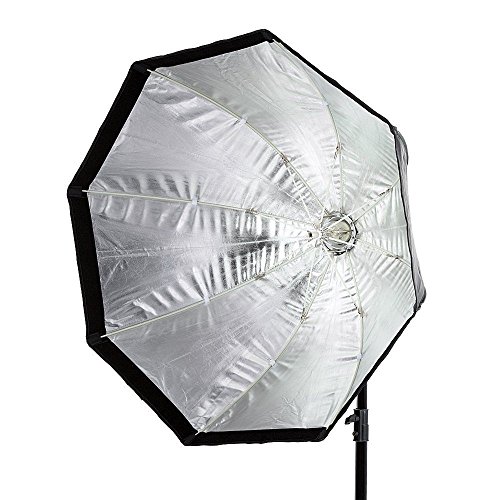 Parapluie de poche octogonal 60cm pliable pour flash AD600 diffusion douce - 3
