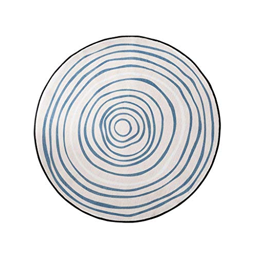 Taburete Wghz Design Sala de estar/dormitorio/alfombra redonda moderna para colgar, alfombra simple de 8 mm (100/120/150 cm), tamaño: diámetro 150 cm (tamaño: diámetro 120 cm)
