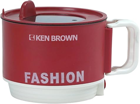 KEN BROWN Electric Hot Pot - 3-in-1 Multi-Cooker with Adjustable Temperature Control, Perfect for Shabu-Shabu, Soup, Noodles & More Compact, Stylish & Easy Clean 1.5L, Fashion Design
