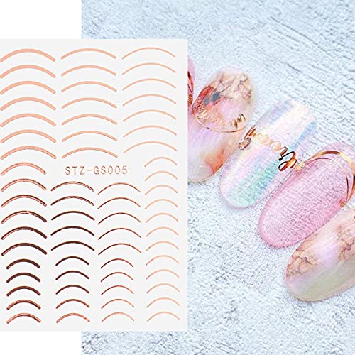 Minkissy Nageldesign Netz-Folienstreifen – Selbstklebende Hohlnetz-Aufkleber Für DIY Maniküre Zu Hause & Salon