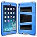 i-Blason ArmorBox 2 Layer Full-Body Case Protection Kick Stand with Built-In Screen Protector for Apple iPad mini with Retina Display (iPadmini2-ABH-Blue/Black)