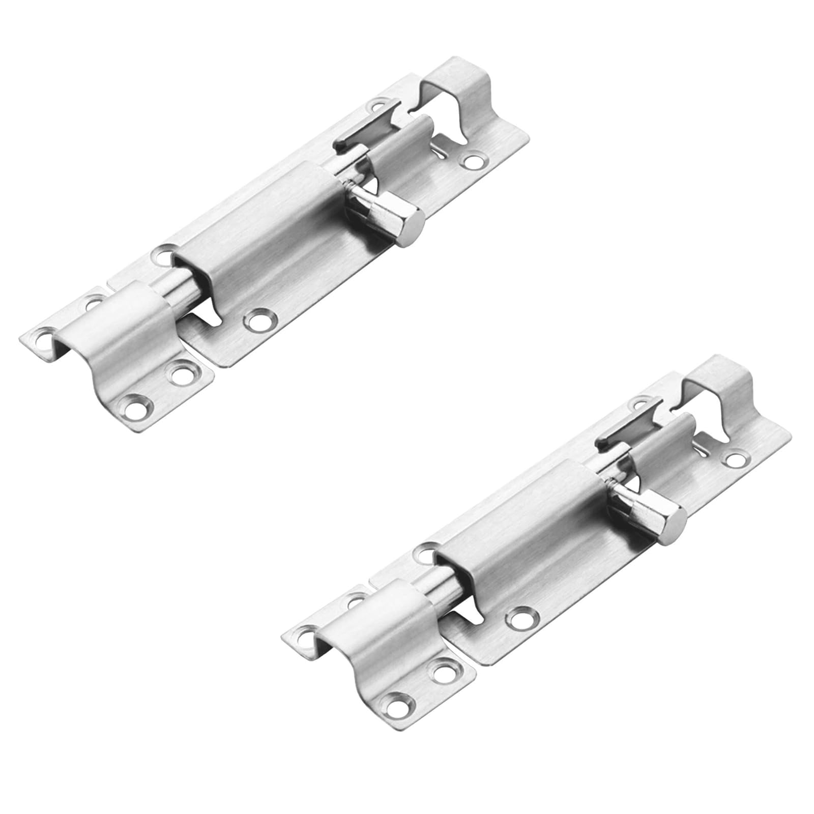 2 Pcs Door Lock Bolts, 3" Stainless Steel Slide Barrel Door Bolt - Image 2