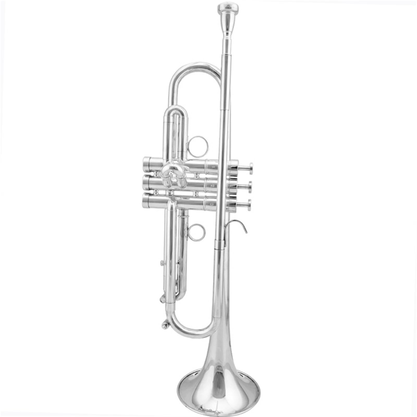 Trumpets for Beginner Trumpet B Flat Silver-plated Trumpet Advanced Band Brass Instrument