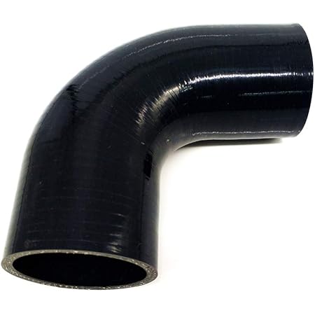 2 Inch 51mm Silicone Coupler 2 Inch (51mm) Silicone 90 Degree Elbow Hose - 3-Ply Reinforced For Turbo Intercooler Pipes 2 In 90 Degree Elbow Pvc - Foto 2