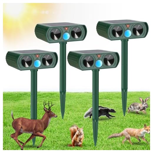 Solar Powered Ultrasonic Animal Repellent Device