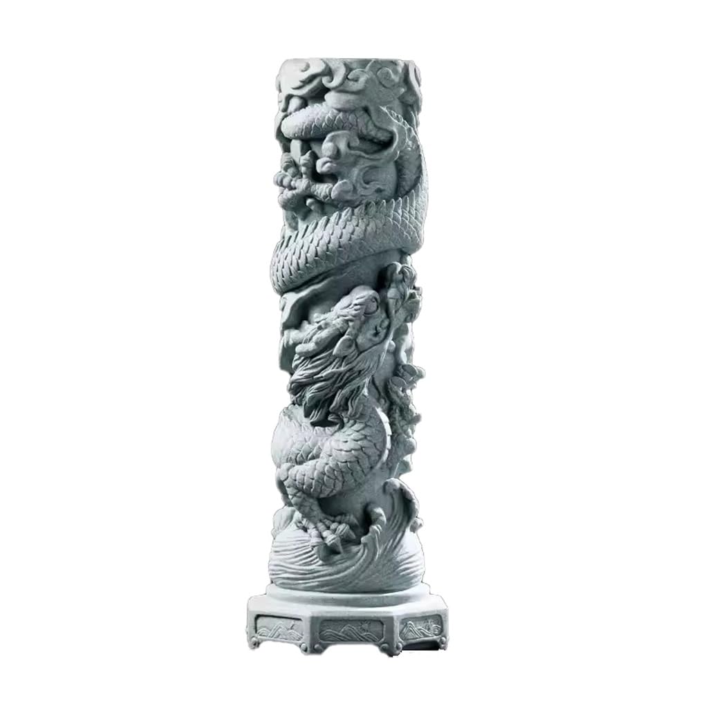 Tee-Haustier, Tee-Haustier, kreativer Sandstein, Neun-Drachen-Säule, Aquarium, Landschaftsgestaltung, Schreibtisch-Dekoration, chinesische Wohndekoration, Teetisch-Statue
