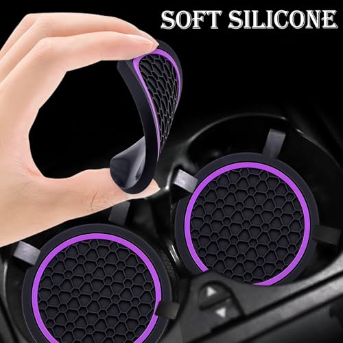 Set de 2 Posavasos Antideslizantes para Auto 2.75 pulg miniatura 4