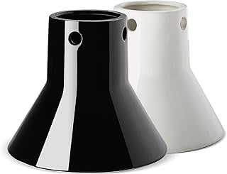 2 Pack Ceramic Beer Can Chicken Holder for Grill - Vertical Chicken Roaster for Even Browning & Crispy Skin, Chicken Throne for Adding Extra Flavor & Moisture to Chicken, Non-Stick Steamer Holder