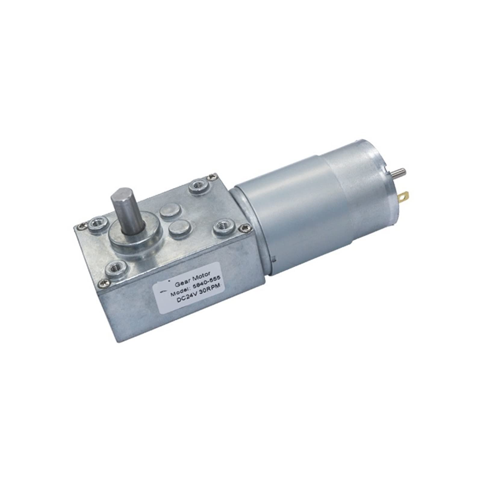 Mini-Motor mit starkem Drehmoment, Schneckenantrieb, Reduzierstück, 60 kg cm, for Vorhang-Verkaufsautomaten, Schneckengetriebemotor 5840–555: 80 U/min, Spannung: 24 V(24v,260 RPM)