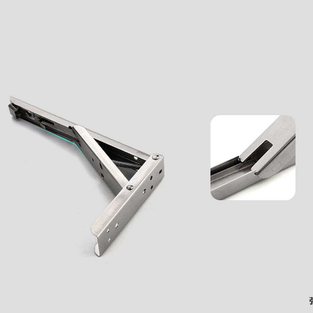 Bracket, L Bracket for Shelf,Wall Mounted Triangle Brackets Triangle Board Shelf BracketsTriangle Support Frame Folding Bracket Kitchen Bracket Tripod Fixed Load-Bearing Wall Rack Bracket Wall Fixed