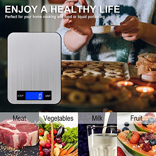 Food Scale,Digital Kitchen Scale Multifunction With Large Panel, 22 Lb 10 Kg, Food Scale With 1G,Tare Function #TOP5