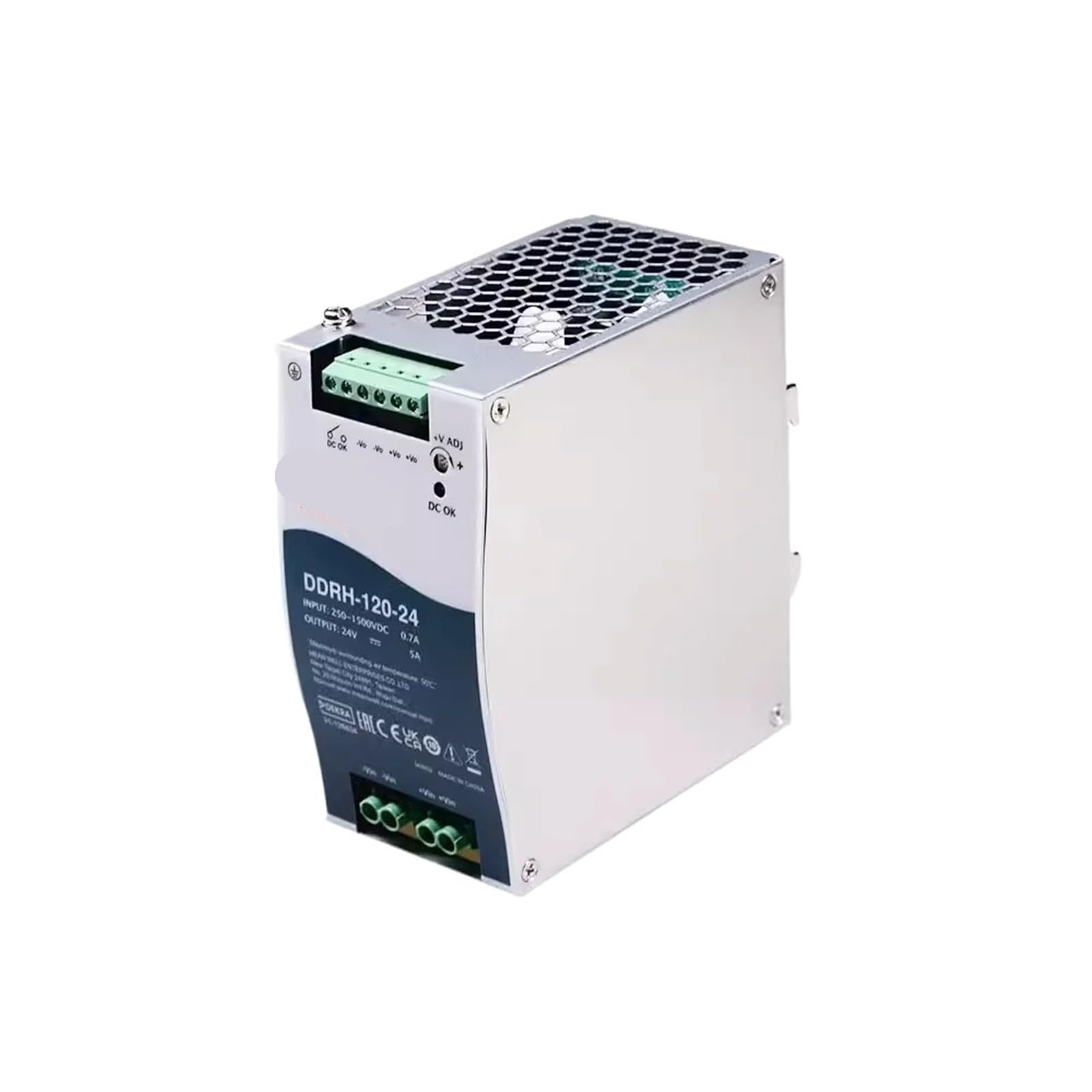 Convertisseur DC-DC DDRH-120-32 alimentation découpage rail 24V 48V