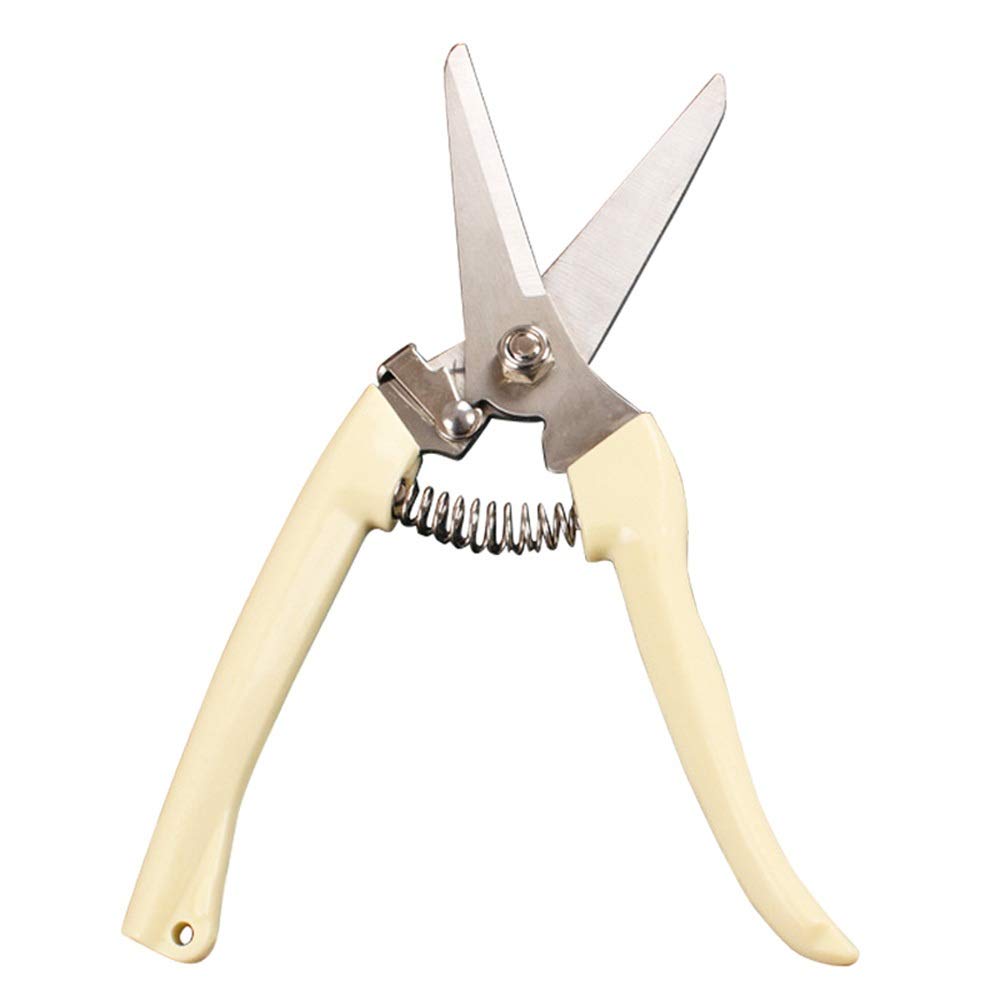 Herramienta de jardinería: podadora de árboles de 17 cm, Tijeras de podar de jardinería, Juego de Herramientas de Corte de Acero Inoxidable, Antideslizante para el hogar.