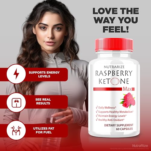 Nutrarize 2 Pack) Raspberry Ketone Capsules, Official Raspberry Ketone For Weight Loss, All-Natural Keto Formula To Unlock Your Body And Fitness Goals, Raspberryketone 1200Mg Supplement thumb #3