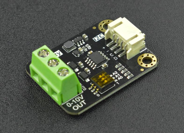 Gravity: 2-Channel I2C DAC Module (0-10V) - DFR0971