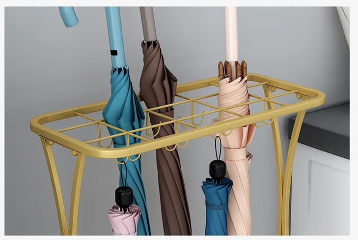 Porte-parapluies grand modèle métallique avec support de parapluie en fer - 4