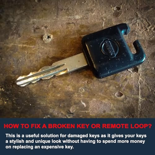Image of Leather Key Sleeve, Broken Car Key Loop Replacement, Stylish Key Cover for Women Men