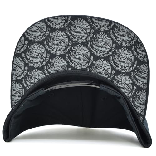Gorra snapback ajustable México eagle negra miniatura 4