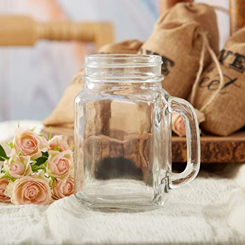 Kate Aspen 16 Oz. Mason Mug (Set Of 6)| Kitchen Drinking Glass Or Diy Party Favor, Clear, One Size (30036Na-Inner) #TOP1