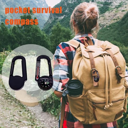 Bússola de sobrevivência,Bússola de mochila,Bússola de Sobrevivência de Bolso | Bússola de bola, mos