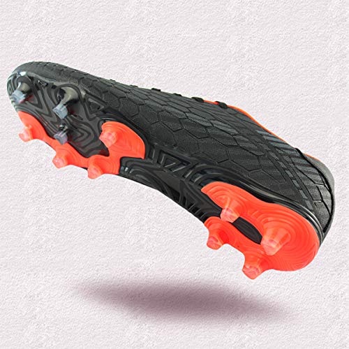 Hawkwell Men's Big Kids Youth Outdoor Firm Ground Soccer Cleats3