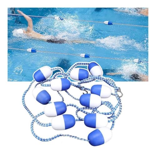 Ligne de séparation flottante piscine haute visibilité à échelle