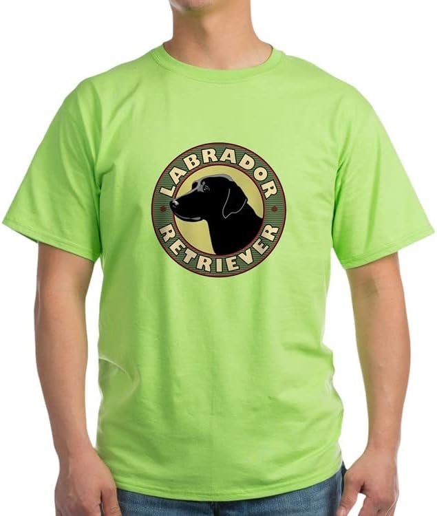 CafePress Black Lab Crest Light T Shirt Cotton T-Shirt