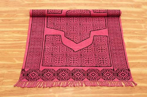 Tapis en coton imprimé main lavable grand confort pour salon chambre et terrasse - 7