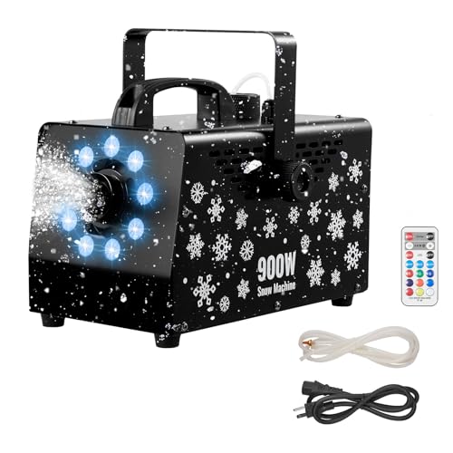 VEVOR Machine à Neige 900 W avec Télécommande