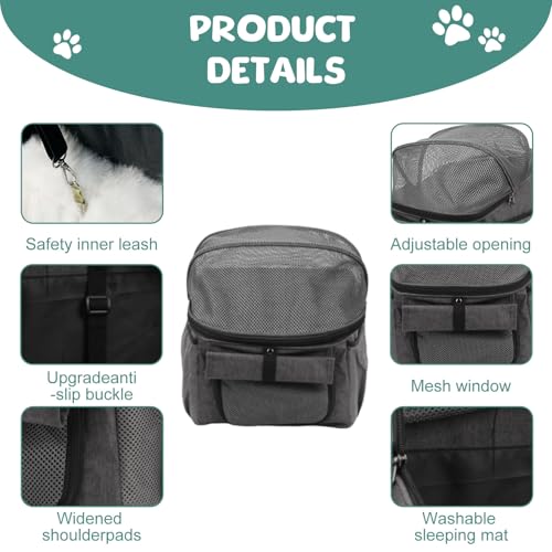 BigKing Fahrradtasche für Haustiere, Fahrradkorb vorne für Hunde, Faltbarer Fahrradkorb, geeignet für Outdoor-Reiten und Camping mit Haustieren