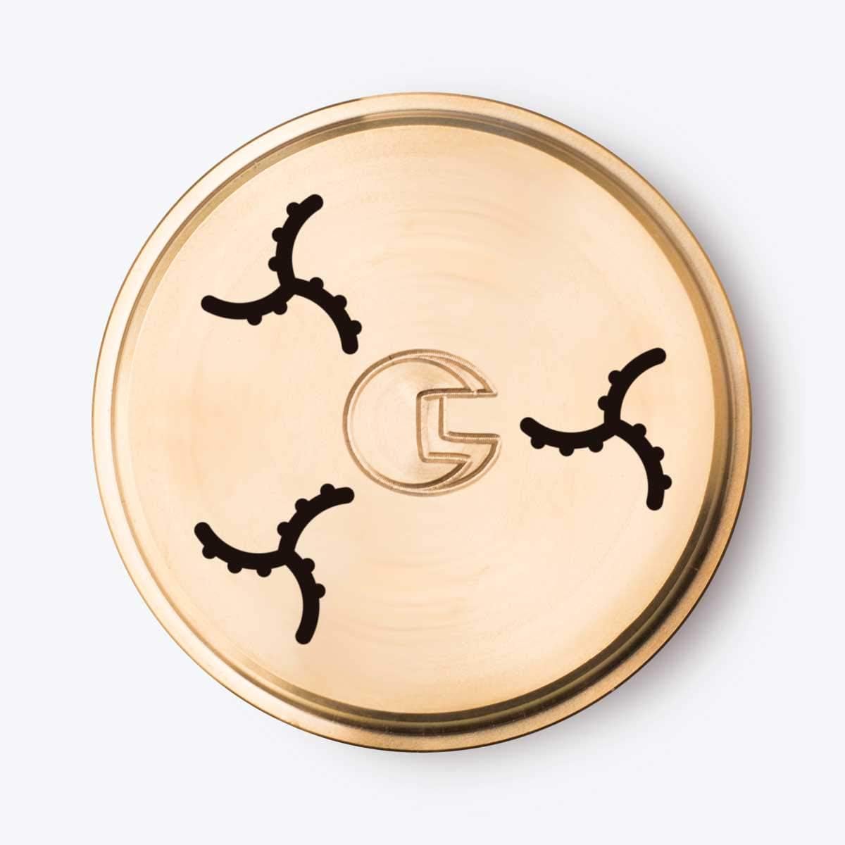 CAPO12 Trafila Bronzo N° 119 FUSILLI 3P RIGATI per Kenwood