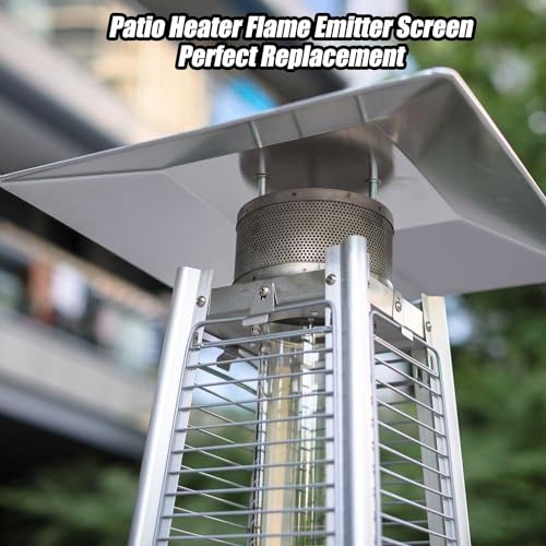 Firdnyohs REPLACEMENT PARTS 001 Patio Heater Burning Net Emitter Screen And Base 4-Sided Pyramid Heater Replacement Parts Emitter Screen Replacement thumb #6